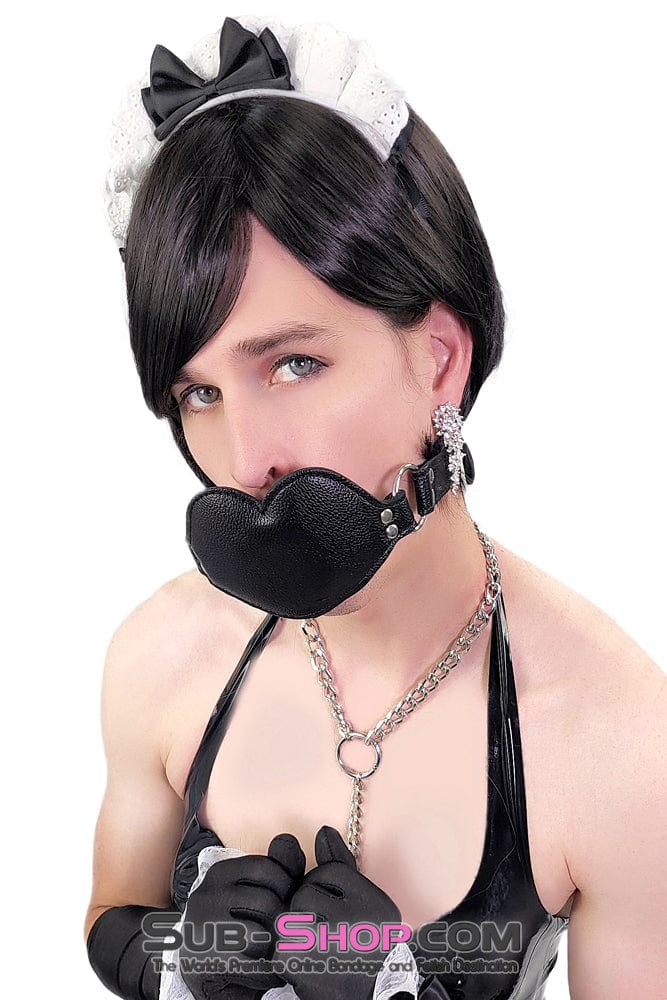 2603AE-SIS      Black Serving Sissy Maid Ruffle Lace Headpiece Sissy   , Sub-Shop.com Bondage and Fetish Superstore