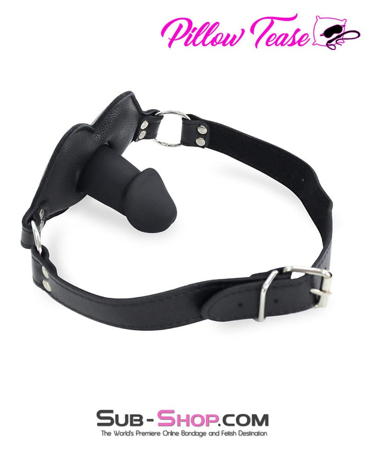 2416M      Addick-tive Black Padded Panel Penis Gag - MEGA Deal MEGA Deal   , Sub-Shop.com Bondage and Fetish Superstore