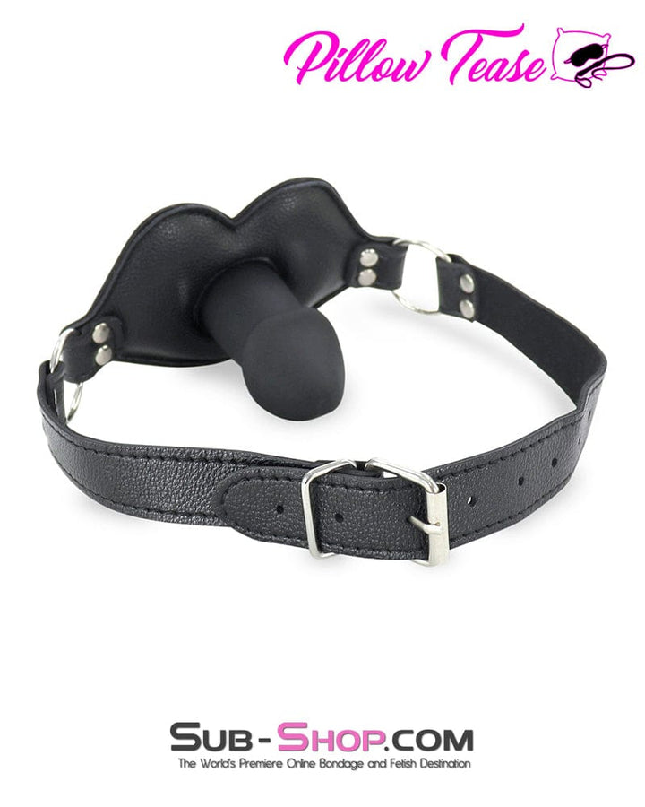 2416M      Addick-tive Black Padded Panel Penis Gag - MEGA Deal MEGA Deal   , Sub-Shop.com Bondage and Fetish Superstore