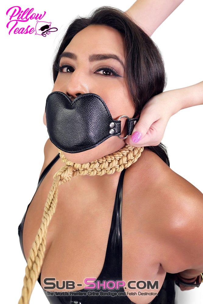 2416M      Addick-tive Black Padded Panel Penis Gag - MEGA Deal MEGA Deal   , Sub-Shop.com Bondage and Fetish Superstore