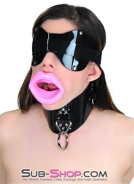 2420DL       Pinky Rubber Sex Doll Lips Open Mouth Gag - MEGA Deal Black Friday Blowout   , Sub-Shop.com Bondage and Fetish Superstore