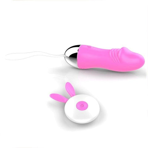 2459M      Remote Waterproof Fuck Bunny Wireless Vibrating Soft Pink Egg - LAST CHANCE - Final Closeout! MEGA Deal   , Sub-Shop.com Bondage and Fetish Superstore