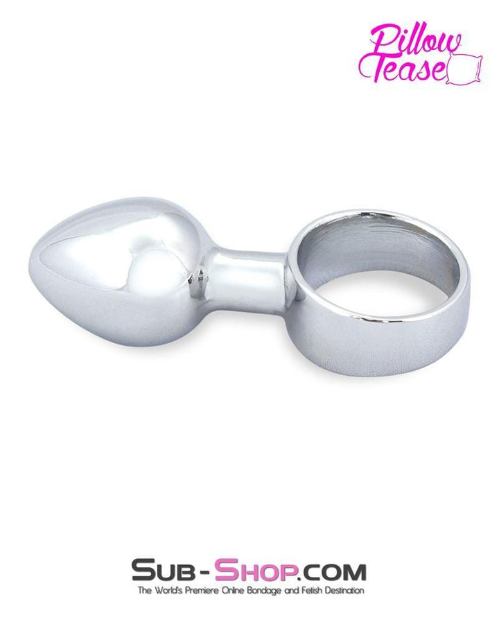 0246E      Mini Chrome Butt Plug Ring - LAST CHANCE - Final Closeout! MEGA Deal   , Sub-Shop.com Bondage and Fetish Superstore