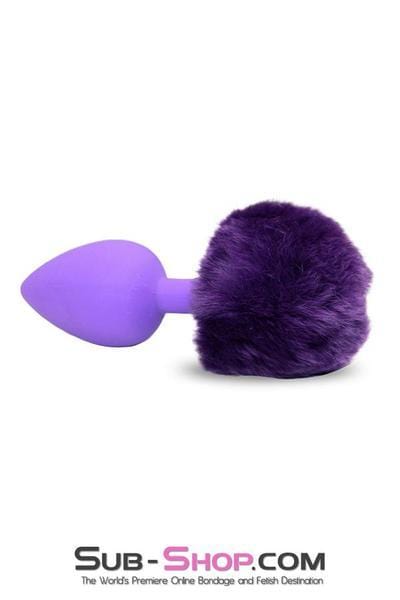 2509M      Hop To It Large Purple Bunny Butt Plug Tail - LAST CHANCE - Final Closeout! MEGA Deal   , Sub-Shop.com Bondage and Fetish Superstore