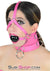 1659A      Controlled Hot Pink Leather Bondage Posture Collar Collar   , Sub-Shop.com Bondage and Fetish Superstore