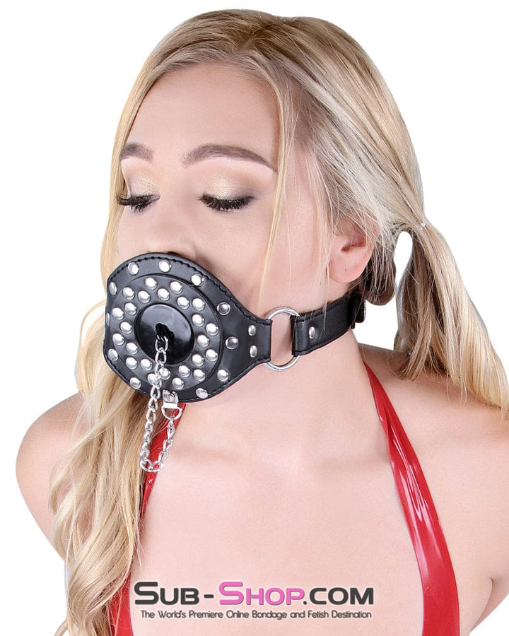 2536LT      Plug-her Locking Tube & Plug Open Mouth Gag Gags   , Sub-Shop.com Bondage and Fetish Superstore