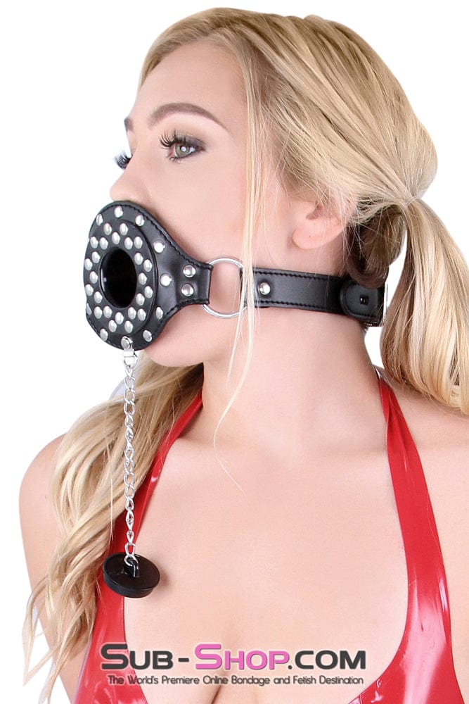 2536LT      Plug-her Locking Tube & Plug Open Mouth Gag Gags   , Sub-Shop.com Bondage and Fetish Superstore