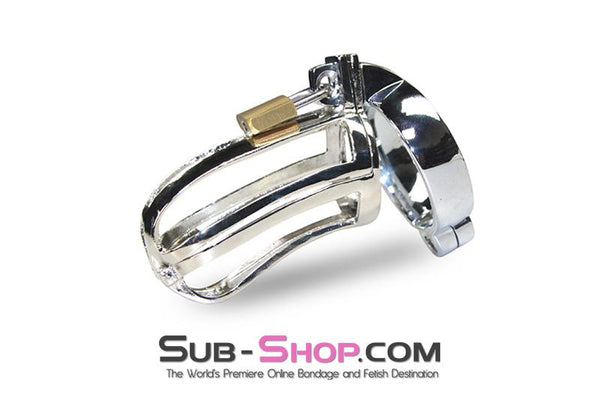 2540M      Mistresses Pleasure Hinged Locking Steel Cock and Ball Chastity Chastity   , Sub-Shop.com Bondage and Fetish Superstore