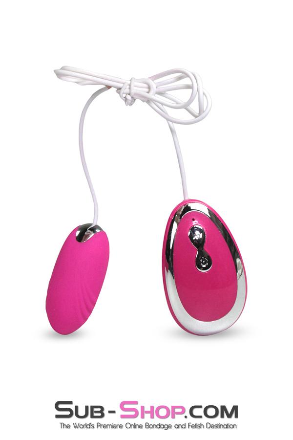 2543M      20 Function Waterproof Pink Silicone Vibrating Bullet Vibrators   , Sub-Shop.com Bondage and Fetish Superstore