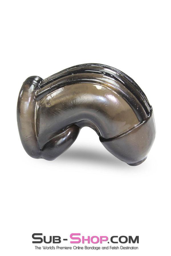 2549M      Molded Jelly Cock Cage, Smoke Cock Cage   , Sub-Shop.com Bondage and Fetish Superstore