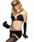 0257L      Boudoir Babe Bows Black & Pink Lace & Bows 2 Pc. Set - LAST CHANCE - Final Closeout! Black Friday Blowout   , Sub-Shop.com Bondage and Fetish Superstore