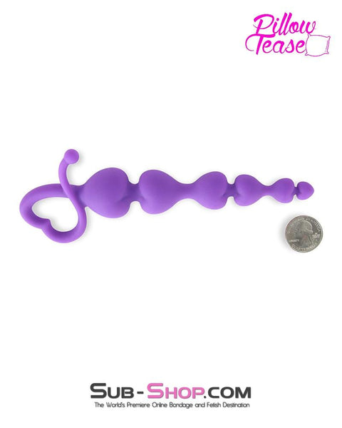 0258E      Purple Hearts Anal Beads - LAST CHANCE - Final Closeout! MEGA Deal   , Sub-Shop.com Bondage and Fetish Superstore