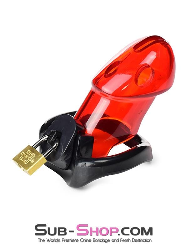 2619R Caught Red Handed Locking Cock & Ball Chastity Set Chastity , Sub-Shop.com Bondage and Fetish Superstore