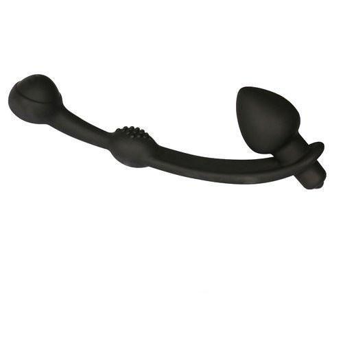 2632M      Silicone Stimulate-Her G-Spot Tapper with Vibrating Anal Plug - LAST CHANCE - Final Closeout! Black Friday Blowout   , Sub-Shop.com Bondage and Fetish Superstore