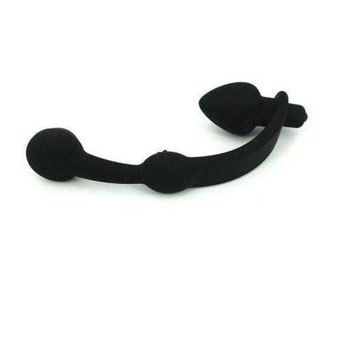 2632M      Silicone Stimulate-Her G-Spot Tapper with Vibrating Anal Plug - LAST CHANCE - Final Closeout! Black Friday Blowout   , Sub-Shop.com Bondage and Fetish Superstore