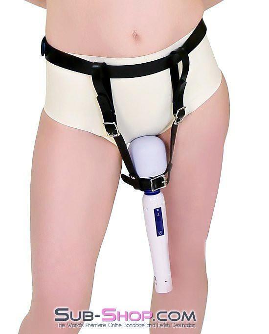 2714A      Rubber Forced Fantasy Orgasms Multiple Orgasm Vibrator Harness Vibrator Harness   , Sub-Shop.com Bondage and Fetish Superstore