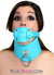 2743RS     Deep Throat Locking Diamond Blue Penis Gag Gags   , Sub-Shop.com Bondage and Fetish Superstore