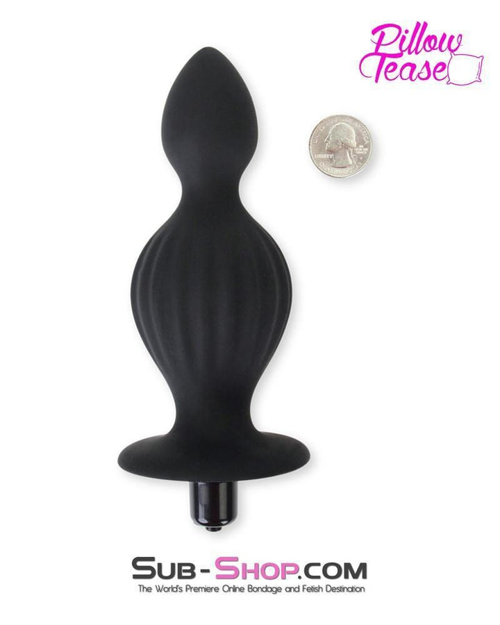 0315E-SIS      Sissy Genie in a Bottle Vibrating Silicone Huge Butt Plug Sissy   , Sub-Shop.com Bondage and Fetish Superstore