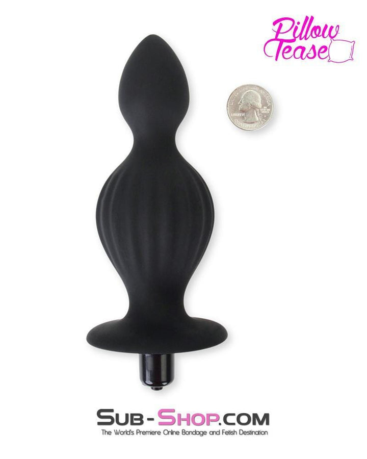 0315E      Genie in a Bottle Vibrating Silicone Huge Butt Plug - MEGA Deal MEGA Deal   , Sub-Shop.com Bondage and Fetish Superstore