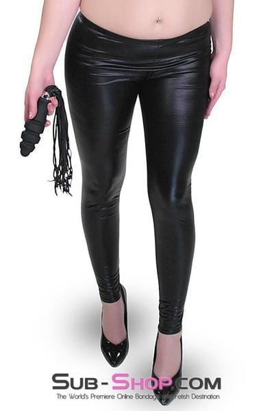 0322RS      She Wears The Pants Wet Look Leggings Set - LAST CHANCE - Final Closeout! MEGA Deal   , Sub-Shop.com Bondage and Fetish Superstore