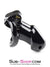 0327AE      Black Knight High Security Keyed Tumbler Locking Male Chastity with 4 Base Cock Ring Sizes - MEGA Deal MEGA Deal   , Sub-Shop.com Bondage and Fetish Superstore