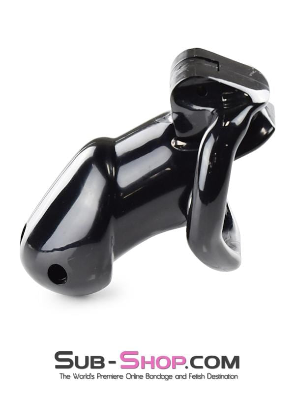 0327AE      Black Knight High Security Keyed Tumbler Locking Male Chastity with 4 Base Cock Ring Sizes - MEGA Deal MEGA Deal   , Sub-Shop.com Bondage and Fetish Superstore