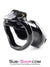 0327AE      Black Knight High Security Keyed Tumbler Locking Male Chastity with 4 Base Cock Ring Sizes - MEGA Deal MEGA Deal   , Sub-Shop.com Bondage and Fetish Superstore
