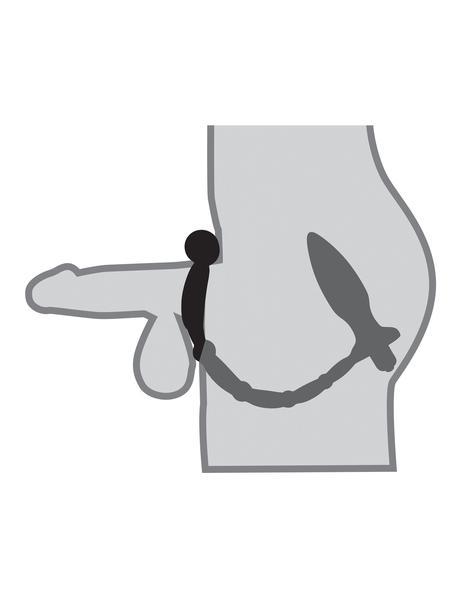 0329P      Ass-Kicker Vibrating Butt Plug with Cock Ring - LAST CHANCE - Final Closeout! MEGA Deal   , Sub-Shop.com Bondage and Fetish Superstore