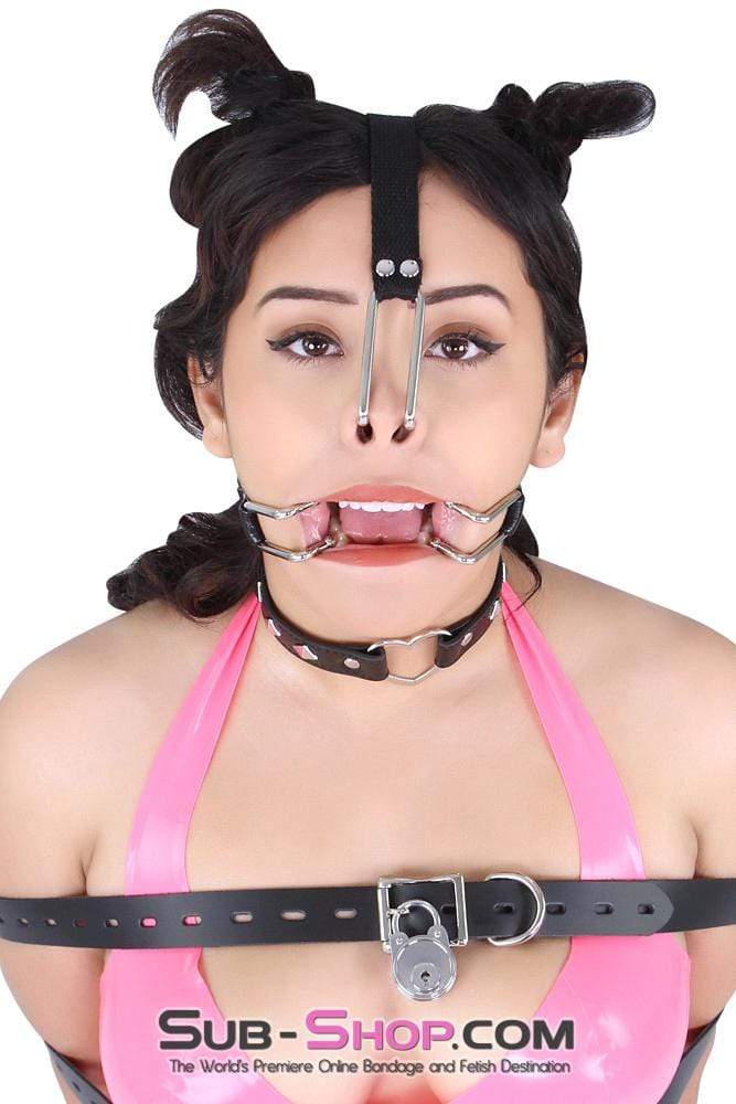 3306MQ      Nose Hook on Adjustable Nylon Strap with Collar Loop - MEGA Deal MEGA Deal   , Sub-Shop.com Bondage and Fetish Superstore