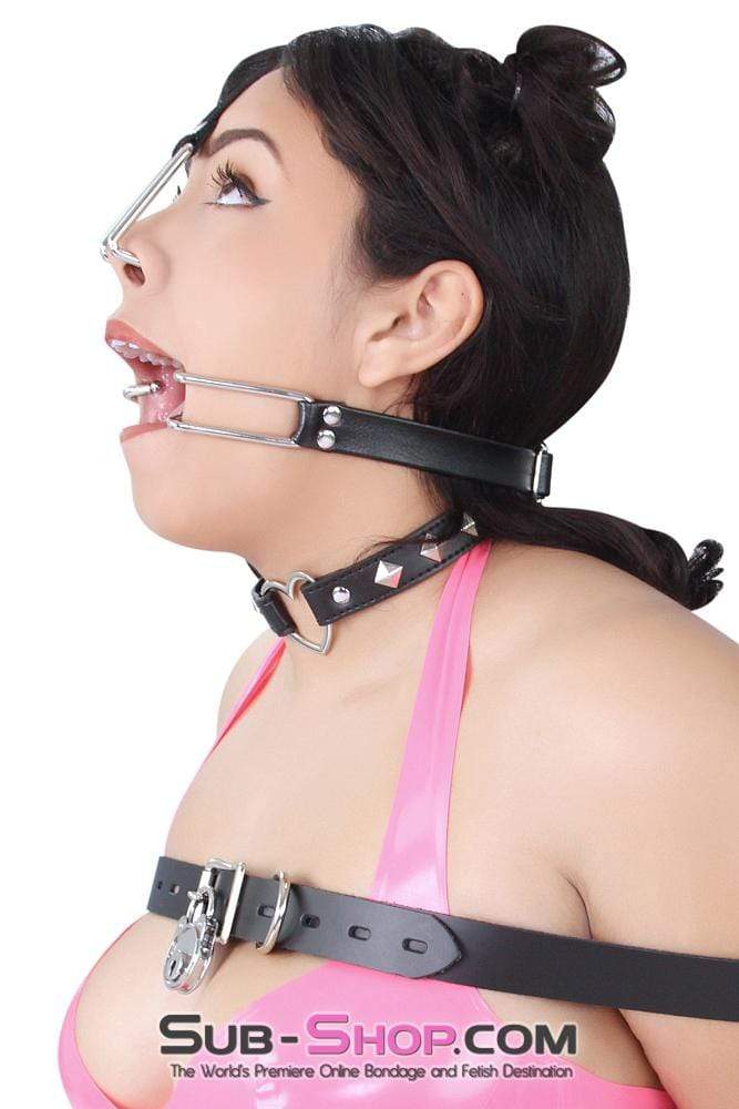 3306MQ      Nose Hook on Adjustable Nylon Strap with Collar Loop - MEGA Deal MEGA Deal   , Sub-Shop.com Bondage and Fetish Superstore