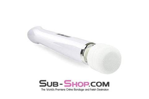 3312M-SIS      Sissy's Rechargeable 10 Speed White Wand Massager Sissy   , Sub-Shop.com Bondage and Fetish Superstore