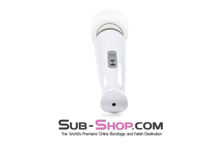 3312M-SIS      Sissy's Rechargeable 10 Speed White Wand Massager Sissy   , Sub-Shop.com Bondage and Fetish Superstore