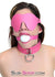 1665A      Kept Woman Locking Hot Pink Leather Bondage Collar Collar   , Sub-Shop.com Bondage and Fetish Superstore