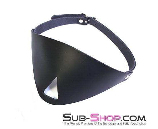 3407A      Cover Up Leather Blindfold Blindfold   , Sub-Shop.com Bondage and Fetish Superstore