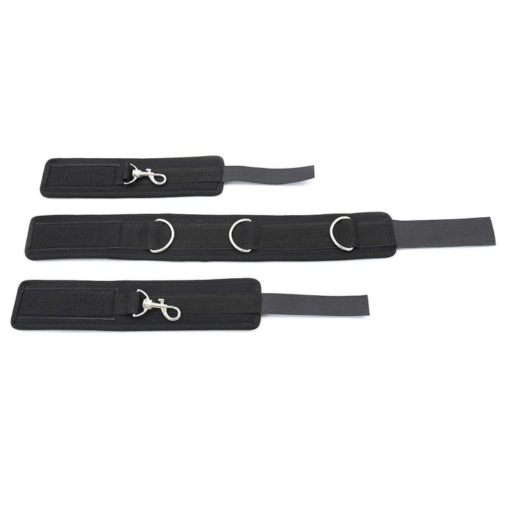 3418MQ      7 Pc Bondage Fantasy Wrist and Ankle Cuffs with Collar and Tether Straps Restraints   , Sub-Shop.com Bondage and Fetish Superstore