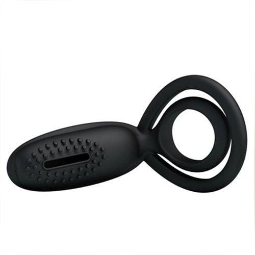 3468M      Cock and Balls Double Ring with Clit Stimulator - LAST CHANCE - Final Closeout! MEGA Deal   , Sub-Shop.com Bondage and Fetish Superstore