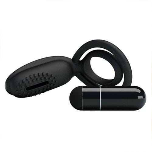 3468M      Cock and Balls Double Ring with Clit Stimulator - LAST CHANCE - Final Closeout! MEGA Deal   , Sub-Shop.com Bondage and Fetish Superstore