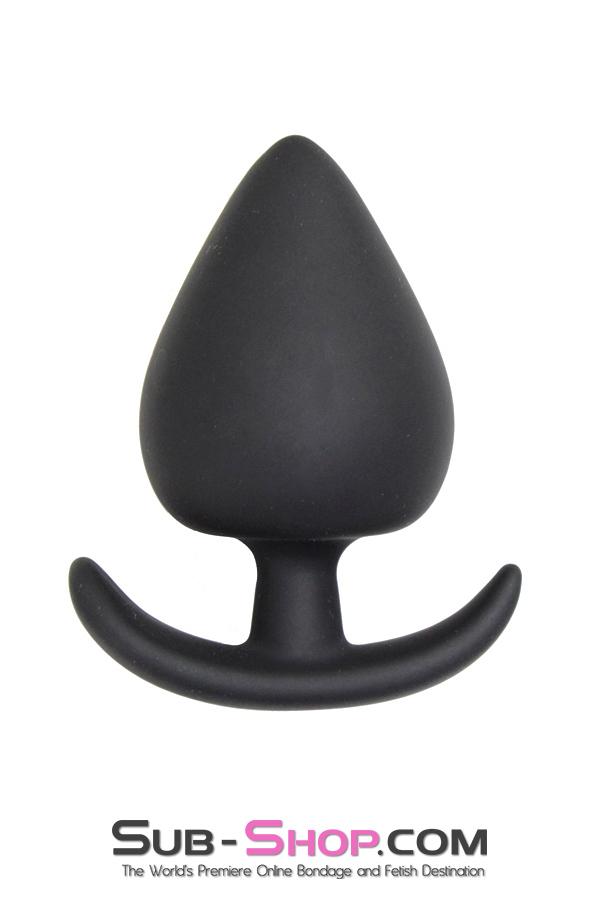 3470M      BIG Black XL Silicone Anal Plug Butt Plug   , Sub-Shop.com Bondage and Fetish Superstore