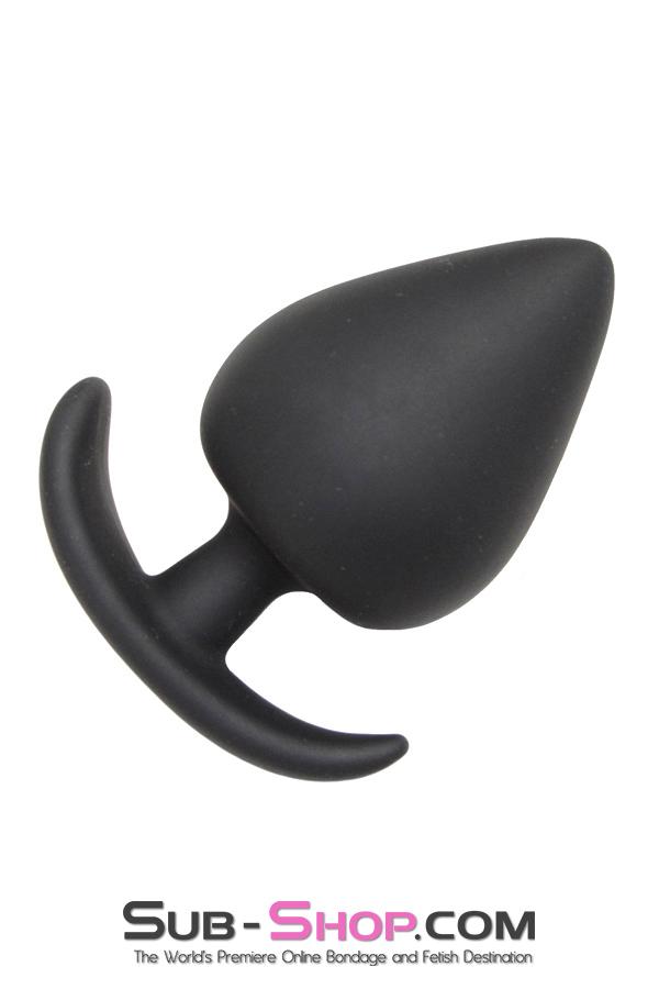 3470M      BIG Black XL Silicone Anal Plug Butt Plug   , Sub-Shop.com Bondage and Fetish Superstore