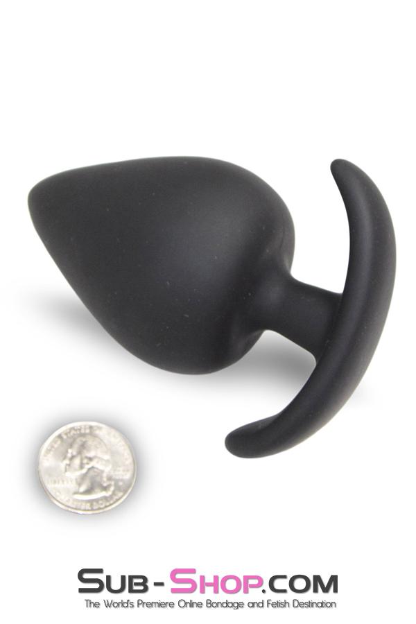 3470M      BIG Black XL Silicone Anal Plug Butt Plug   , Sub-Shop.com Bondage and Fetish Superstore