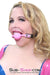 3480LT-SIS      Beginner’s Riveted Rubber Ballgag, Sissy Princess Pink Ball Sissy   , Sub-Shop.com Bondage and Fetish Superstore