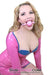 3480LT-SIS      Beginner’s Riveted Rubber Ballgag, Sissy Princess Pink Ball Sissy   , Sub-Shop.com Bondage and Fetish Superstore