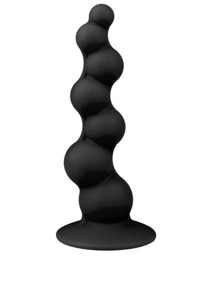 3485M     Bubble Butt Black Silicone Anal Plug - LAST CHANCE - Final Closeout! Black Friday Blowout   , Sub-Shop.com Bondage and Fetish Superstore
