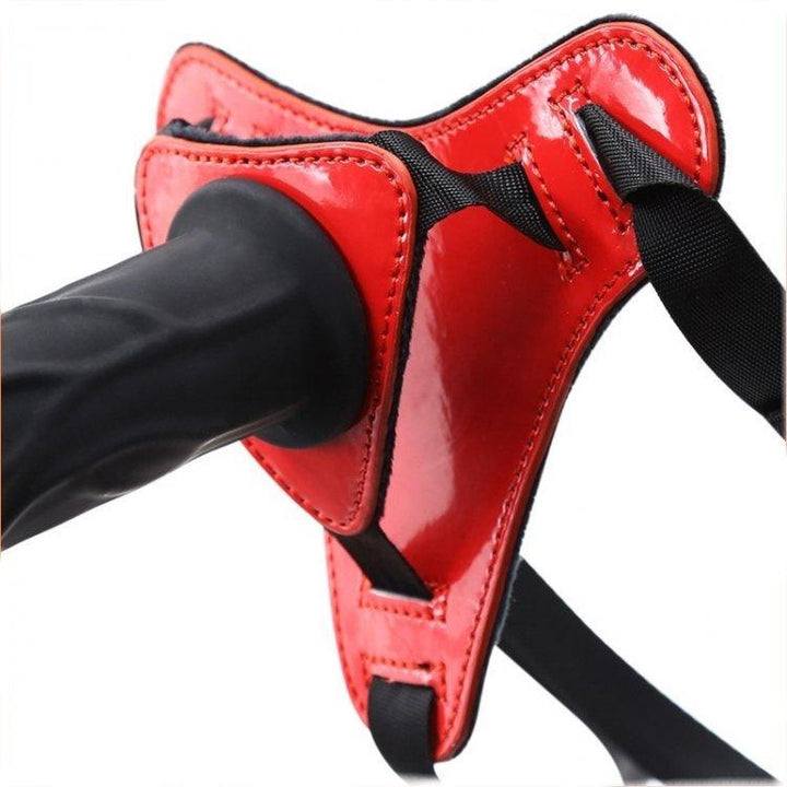 3486M-SIS      Pretty Sissy Mistress Sissy Slave Big Red Devil Pegging Strap-on Harness with Detachable Penis Sissy   , Sub-Shop.com Bondage and Fetish Superstore