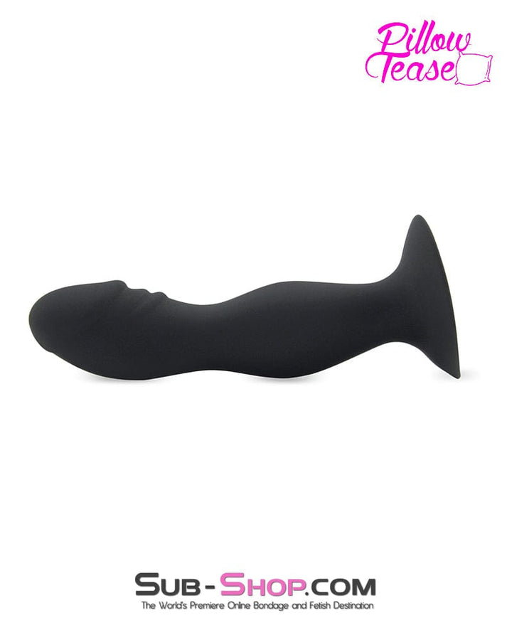 3487M      Black Silicone Ripple Dildo - MEGA Deal Black Friday Blowout   , Sub-Shop.com Bondage and Fetish Superstore