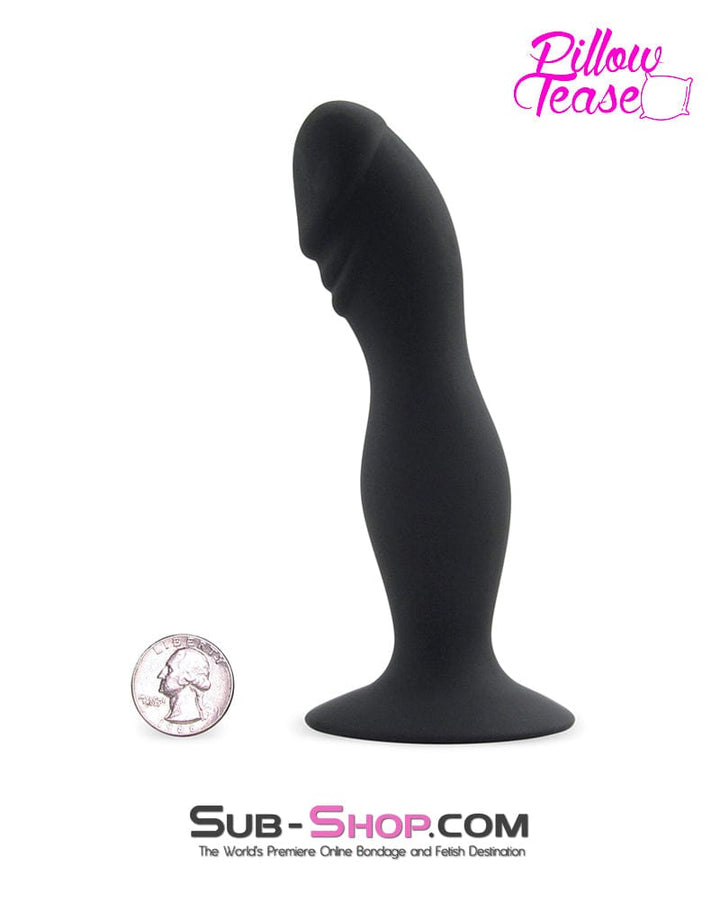 3487M      Black Silicone Ripple Dildo Dildo   , Sub-Shop.com Bondage and Fetish Superstore
