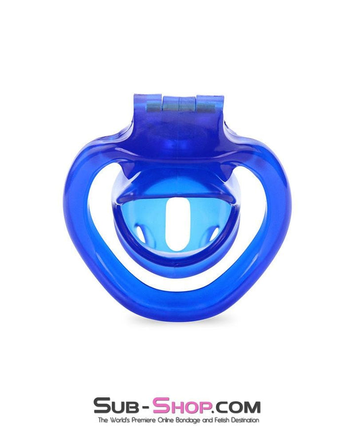 3510AE      Blue Blazes Chastity Tease High Security Locking Cock Cage Sensation Device Chastity   , Sub-Shop.com Bondage and Fetish Superstore