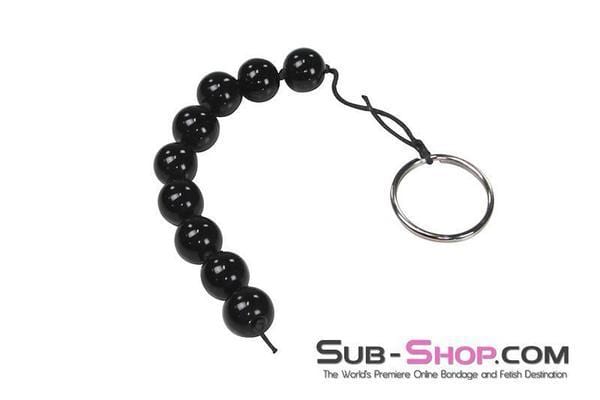 0351DL Mini Black Anal Beads Anal Toys , Sub-Shop.com Bondage and Fetish Superstore