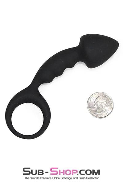0356RS      Black Prostate Plug Anal Toys   , Sub-Shop.com Bondage and Fetish Superstore