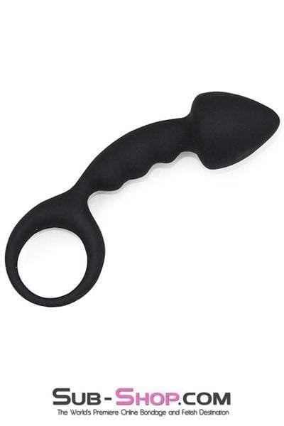 0356RS      Black Prostate Plug Anal Toys   , Sub-Shop.com Bondage and Fetish Superstore